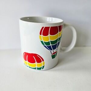 Vtg FTD Hot Air Balloon Mug Coffee Mug Cup Ceramic Made in Korea